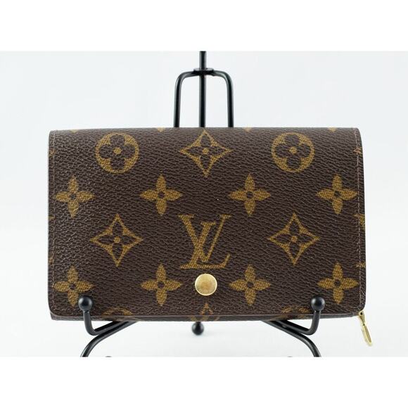 Louis Vuitton Monogram Porte Monnaie Billets Tresor Wallet RA0958 - Picture 1 of 16